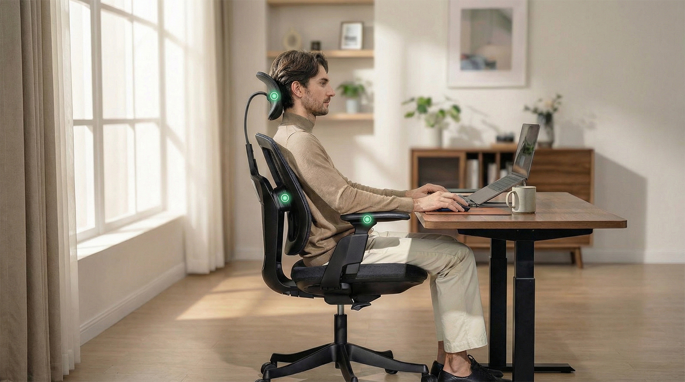 Richtige Sitzposition am Schreibtisch: Stuhl, Tisch und Monitor