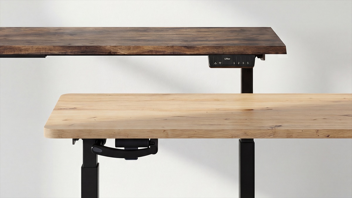 Vergleich: elektrisch vs. manuell h&ouml;henverstellbarer Schreibtisch &ndash; Liftor Expert und Liftor Entry