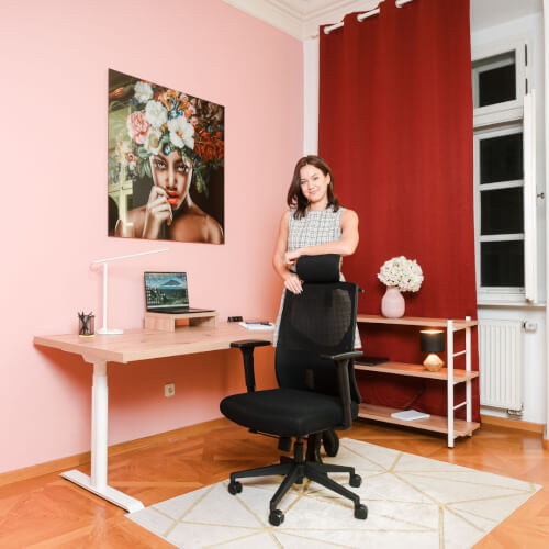 Ergonomická kancelářská židle Liftor Focus, černá 
