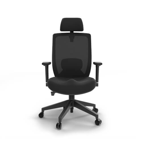 Ergonomická kancelářská židle Liftor Space, černá