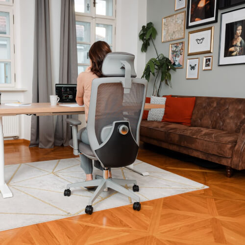 Ergonomická kancelářská židle Liftor Space, šedá