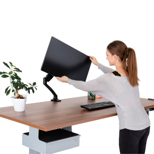 Liftor Arm SA01, držák na monitor na stůl, černý - 7
