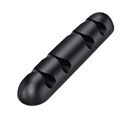 Samolepicí organizér kabelů černý