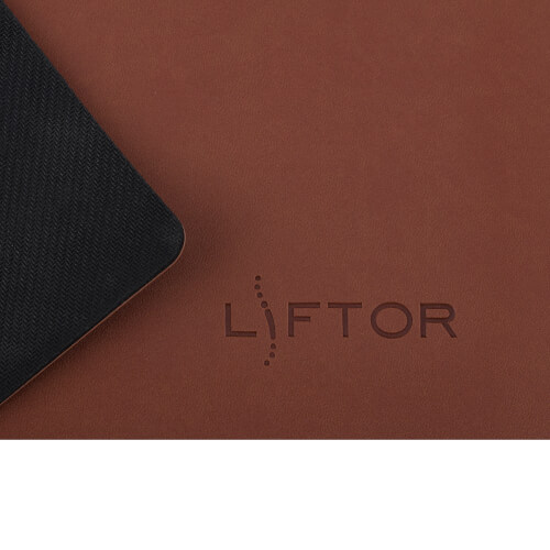 Velká podložka pod myš a klávesnici Liftor Mouse pad, světle hnědá