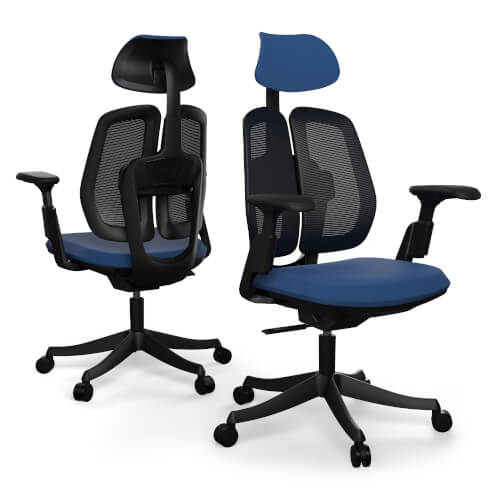 Ergonomická kancelářská židle Liftor Active modrá