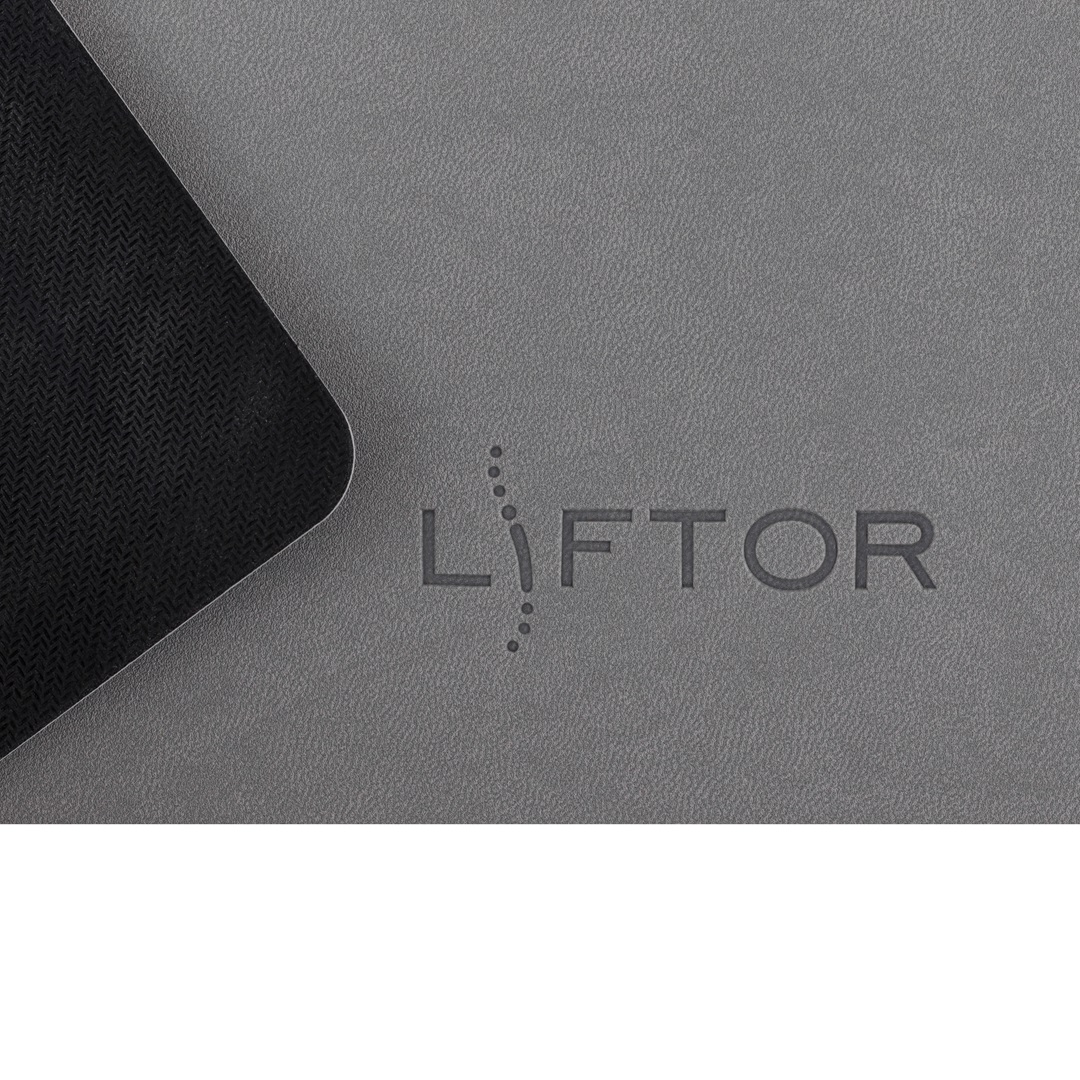 Podložka pod myš a klávesnici Liftor Mouse pad z ekokůže s raženým logem